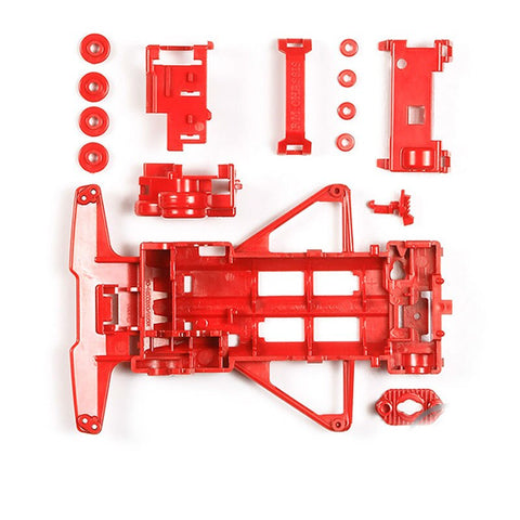 Tamiya FM Reinforced Chassis (Red) 94840