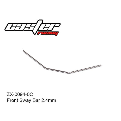 Caster Racing ZX-0094-0C Front Sway Bar 2.4mm