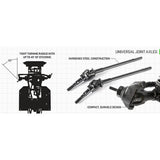 AXI90104 SCX10 II™ Raw Builders Kit
