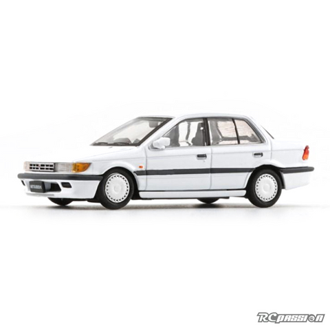 BMC 1/64 Mitsubishi 1988 Lancer Gti White RHD Diecast Scale Model Car BM64B0174
