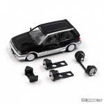 BMC 1/64 Toyota Starlet Turbo S 1998 EP71 Black Silver RHD Diecast Scale Model Car BM64B0254