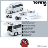 BMC 1/64 Toyota 2000 bB Silver RHD Diecast Scale Model Car BM64B0379