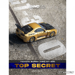 INNO64 1/64 Toyota Supra A80 TOP SECRET GT300 Diecast Scale Model Car IN64-A80TS-GOLD