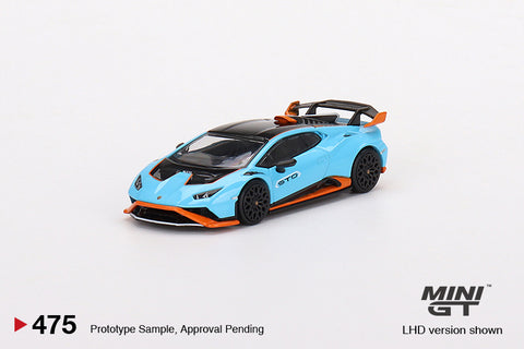 MINI GT LAMBORGHINI HURACAN STO BLU LAULEY