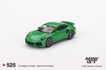MINI GT PORSCHE TURBO S PYTHON GREEN