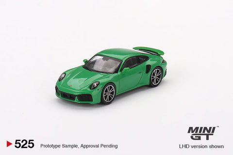 MINI GT PORSCHE TURBO S PYTHON GREEN