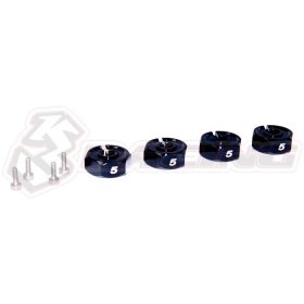 3Racing 3RAC-WX125/BK WHEEL ADAPTOR (5MM)-BLACK