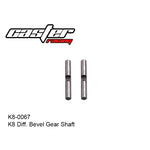 Caster Racing K8-0067 K8 Diff. Bevel Gear Shaft