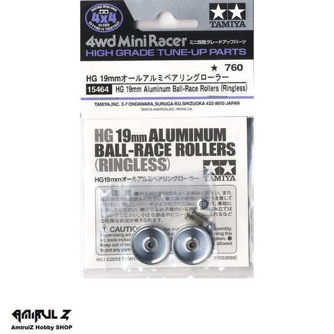 Tamiya HG 19mm Aluminium Ball-Race Roller (Ringless) 15464
