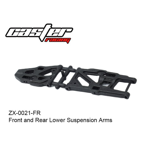 Caster Racing ZX-0021-FR Front and Rear Lower Suspension Arms