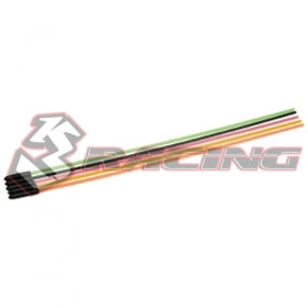 3Racing 3RAC-AP03 3MM ANTENNA ROD SET (5PCS) FOR 1/10 SCALE GAS/ELECTRIC POWER