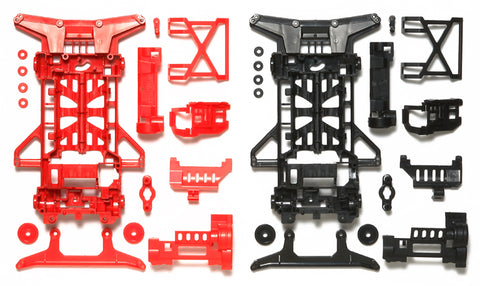 Tamiya Super X Reinforced Chassis Set (red/Black) 95242