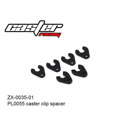 Caster Racing ZX-0035-01 PL0055 Caster Clip Spacer