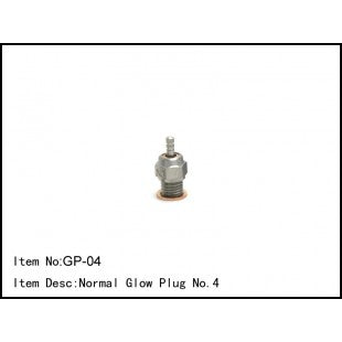 Caster Racing Accessories GP-04 Glow plug NO.4