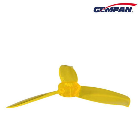 Gemfan 3028 3 Blade-Yellow 2L2R  Design For Indoor Flying