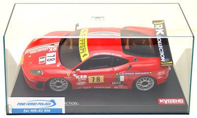 Kyosho Ferrari F430 GT No.78 Team AF Corse LM 2008 1:27.52 Scale MZP328A8