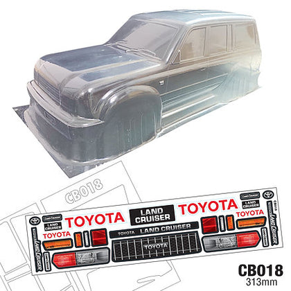 CB018 Team C Toyota Land cruiser Bodyshell 313 mm