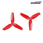 Gemfan Flash Durable 3 Blade (3 Holes) 2540-Red 4L4R