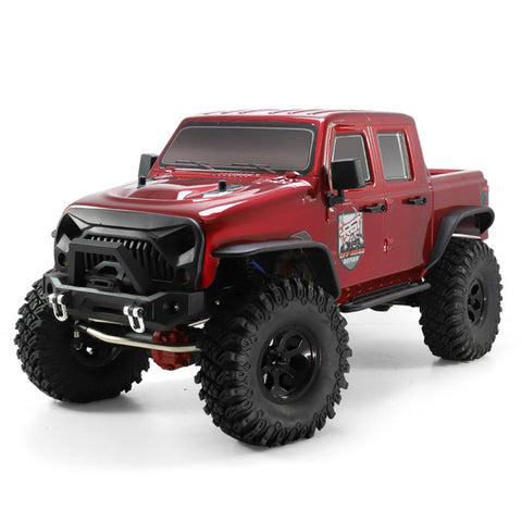 RGT EX86100JC 1/10 2.4G 4WD 510mm Brushed Rc Car Off-road Truck Rock Crawler RTR Toy - Red