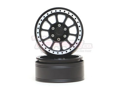 TRC/302753BK Team Raffee Co. 1.9" Aluminum Beadlock Wheels 10 Spoke (2) Black